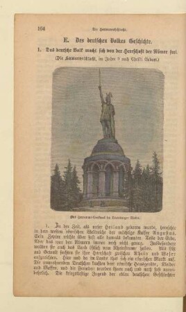 E. Des deutschen Volkes Geschichte
