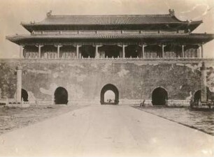 Peking. Eingang in die verbotene Stadt