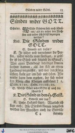 Sünden wider Gott.