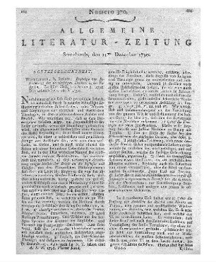 Beyträge zur Beförderung des vernünftigen Denkens in der Religion. H. 12-13. [Hrsg. von H. Corrodi]. Winterthur: Steiner 1790