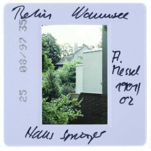 Berlin, Haus Springer,Berlin, Am großen Wannsee