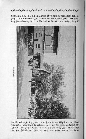 Stallgebäude.