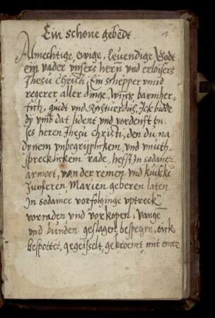 Gebet zu Gott-Vater