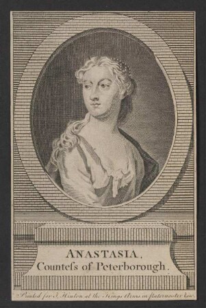 Porträt Anastasia Robinson, später Gräfin von Peterborough (1698-1755)