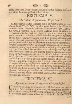 Erotema VI.