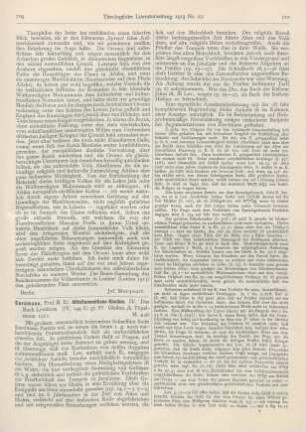 709-711 [Rezension] Eerdmans, B. D., Alttestamentliche Studien. IV. Das Buch Leviticus