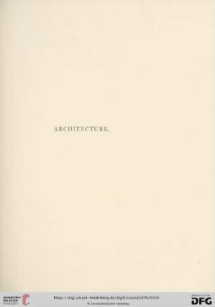 Architecture
