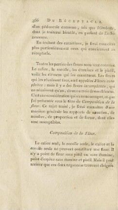Composition de la Fleur.