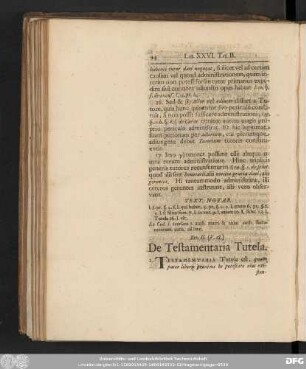 Tit. II. (V. 28.) De Testamentaria Tutela.