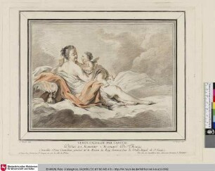 Venus caressée par l'Amour