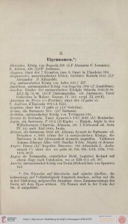 II. Eigennamen