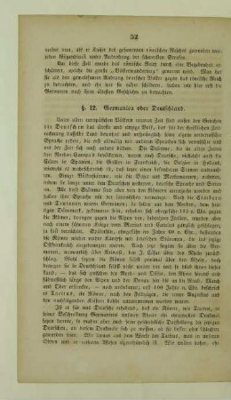 12. Germanien oder Deutschland