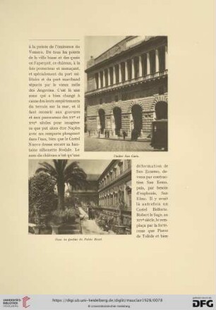 Théâtre San Carlo & Dans les jardins du Palais Royal