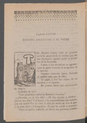 Capítulo XXXVIII - Rosaura encuentra a su padre