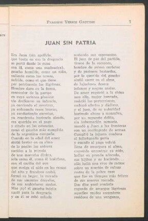 Juan sin patria