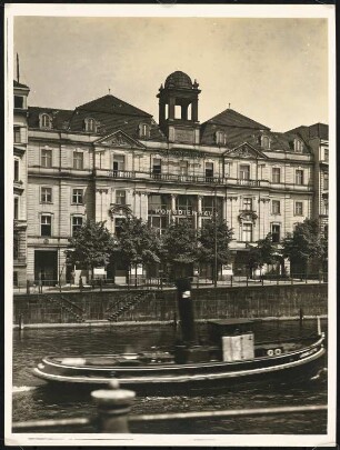 Theaterbau des Komödienhauses, Berlin: Ansicht von Süden