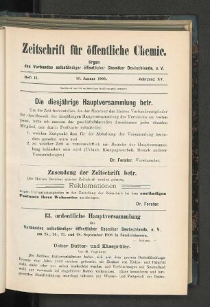 Die diesjährige Hauptversammlung betr.