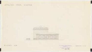 Atelier Professor Kaspar: Ansicht Ostseite 1:200