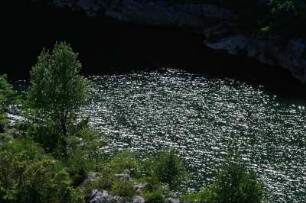 Frankreich. Rhone Alpes. Ardeche. Gorges de l Ardeche. Schlucht der Ardeche