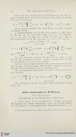 Ueber photographische Bildbildung