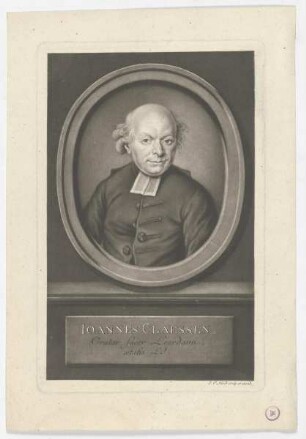 Bildnis des Ioannes Claessen