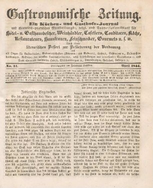 No. 14 (April 1844)