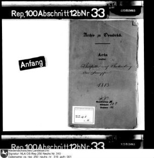 Inbesitznahme der Grafschaft Bentheim durch den Erbgrafen Alexis von Bentheim-Steinfurt