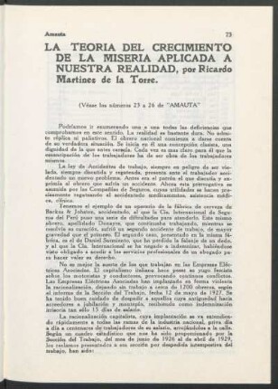 La teoría del crecimiento de la miseria aplicada a nuestra realidad - [Continuación]
