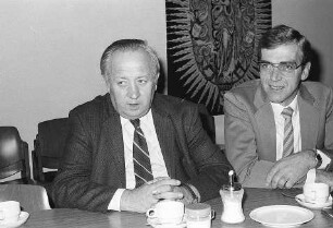 Freiburg im Breisgau: Landwirtschaftsminister Gerhard Weiser mit Ludger Reddemann