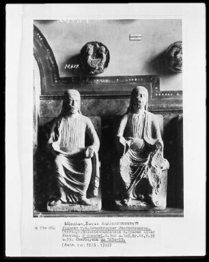 Die Figuren von den Wessobrunner Chorschranken — Elf Apostelfiguren — Apostel