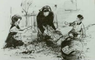 Illustration aus der Folge "Bereit zur Arbeit und zur Verteidigung des Friedens"