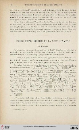18: Inscriptions inédites de la XXIIe dynastie