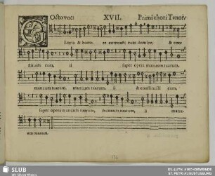 XVII. Gloria et honore