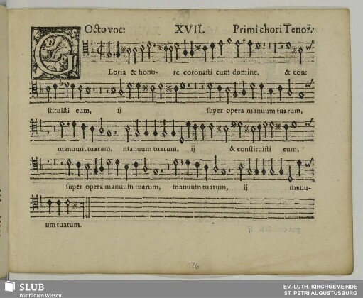 XVII. Gloria et honore