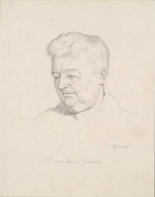 Bildnis Van de Vivere, Egidius Karel Josephus (1760-1826), Historiker, Philologe, Archäologe, Maler