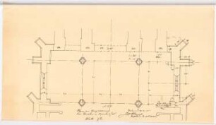 St. Lambertus, Ense-Bremen Erweiterung: Grundrissdetail eines Jochs 1:50