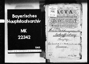 Aschaffenburg. Höhere weibl. Bildungsanstalt (Lehrerinnenbildungsanstalt). Freiplätze im Ressort des Bayer. Staatsministeriums des Innern.