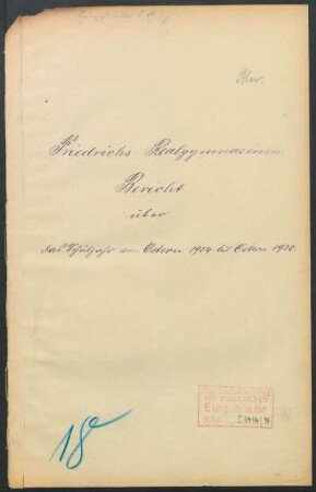 1924/25: Bericht ... - 1924/25