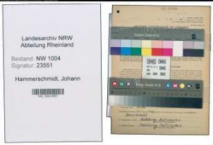 Entnazifizierung Johann Hammerschmidt , geb. 06.07.1902 (Lokfuehrer)