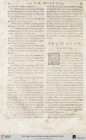 Ad Librum XII. annalium notae