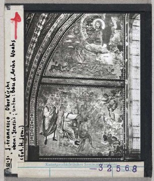 Assisi, San Francesco: Oberkirche, Langhaus, Schöpfung, Bau der Arche