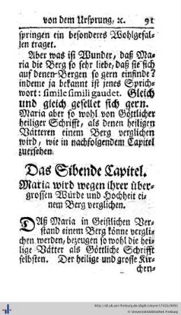 Das sibende Capitel.