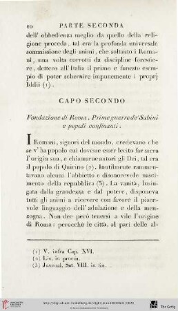 Capo secondo