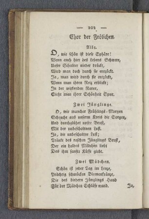 Chor der Fröhlichen.