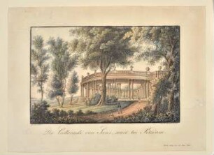 Die Kolonnaden von Schloss Sanssouci von Nordwesten