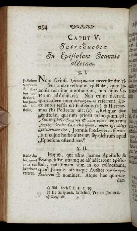 Caput V. Introductio In Epistolam Ioannis alteram. - Caput VII. Introductio In Iudæ Epistolam.