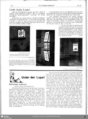 Licht lockt Leute!
