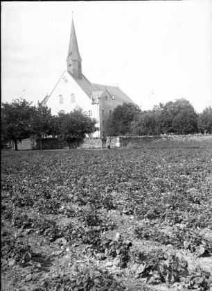 Halsbrücke-Conradsdorf, Alte Dresdner Straße 61. Kirche Conradsdorf (1871/1872). Feldansicht