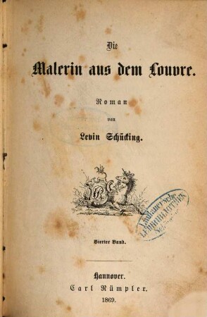Die Malerin aus dem Louvre : Roman, 4