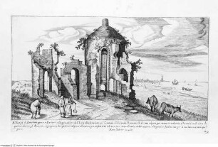 Vestigi delle antichità di Roma, Tivoli, Pozzuolo e altri luochi, Tafel 49: A. Vestigij d'Antichità presso à Barlant, ...